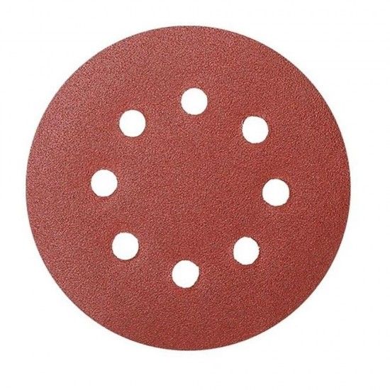 Disco de lixa adesivo 125mm, conjunto 5 unidades. ref 21153 WORKPRO