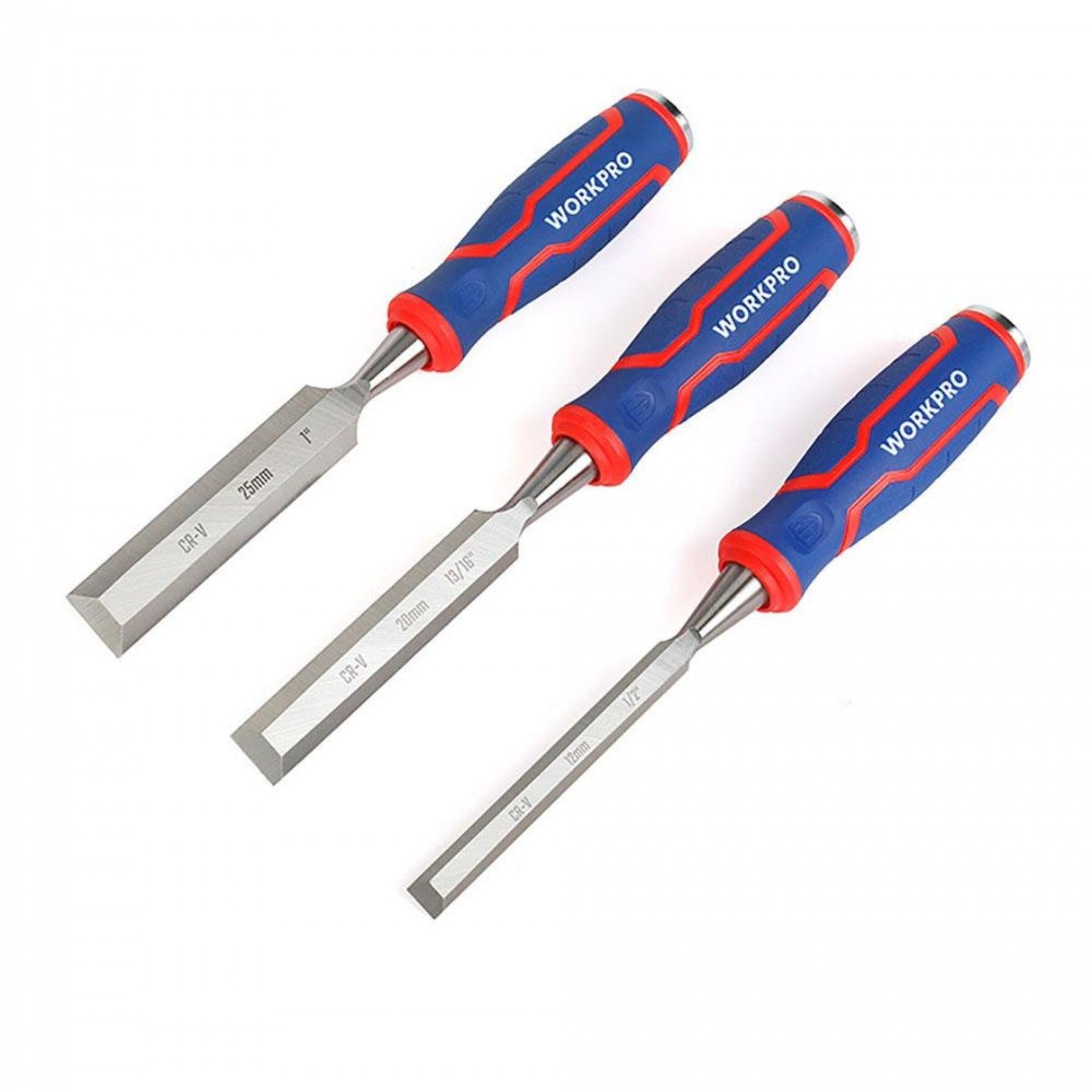 Kit formões, 3 peças. refª 21133 WORKPRO