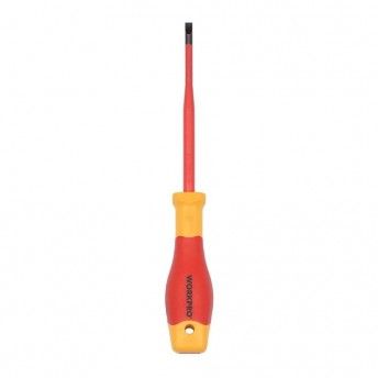 Chave de fenda plana isolada vde 1,2 x 6,5 x 150mm. refª 21121 WORKPRO Chave de fenda plana isolada vde 1,2 x 6,5 x 150mm. refª 21121 WORKPRO