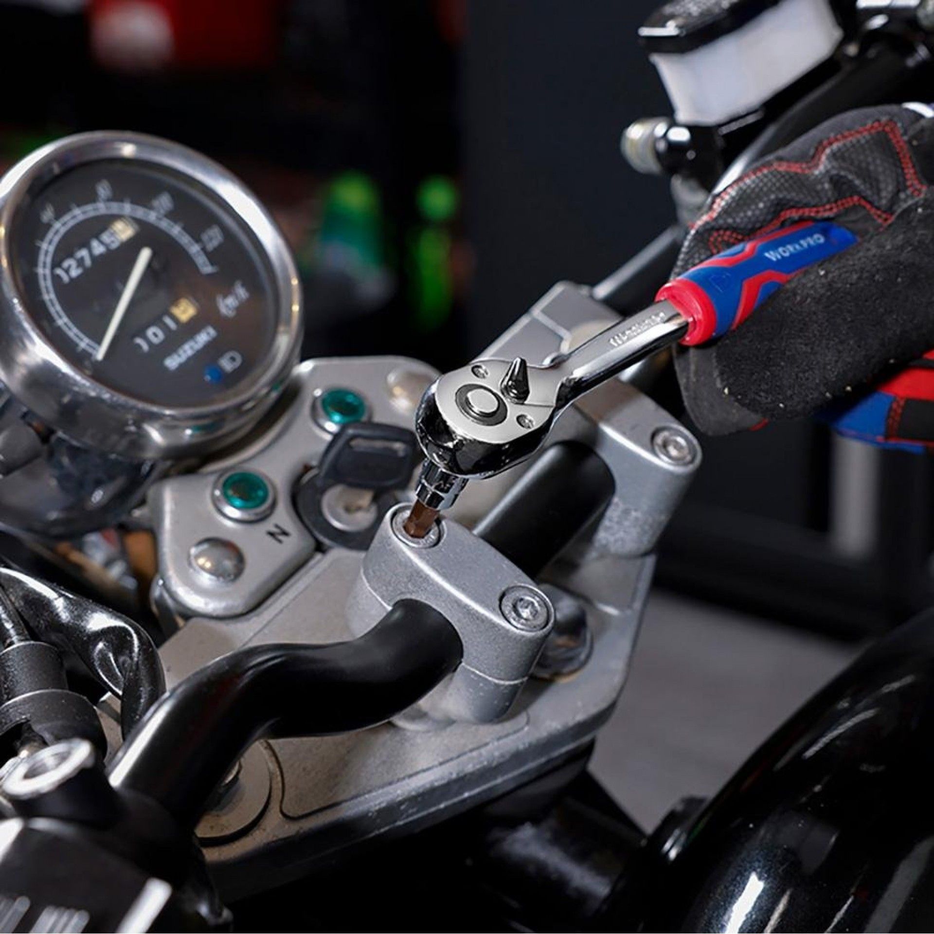 Chaves de soquete, conjunto de 46 peças, 1/4". refª 21111 WORKPRO