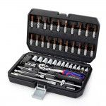 Chaves de soquete, conjunto de 46 peças, 1/4". refª 21111 WORKPRO Chaves de soquete, conjunto de 46 peças, 1/4". refª 21111 WORKPRO