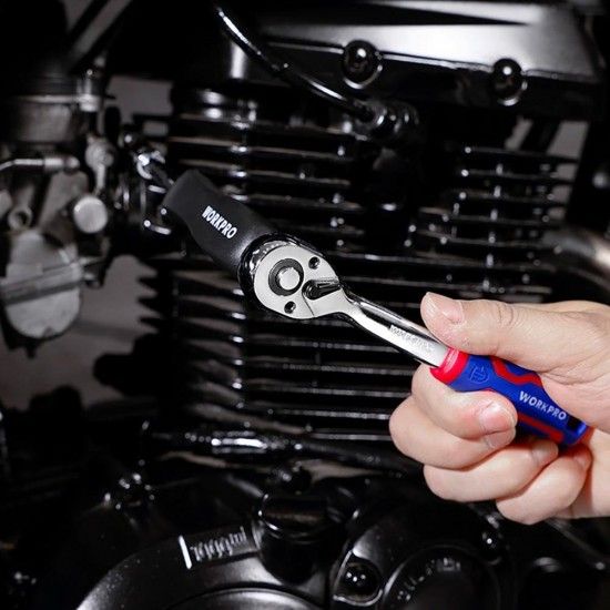 Chaves de soquete, conjunto de 46 peças, 1/4". refª 21111 WORKPRO Chaves de soquete, conjunto de 46 peças, 1/4". refª 21111 WORKPRO