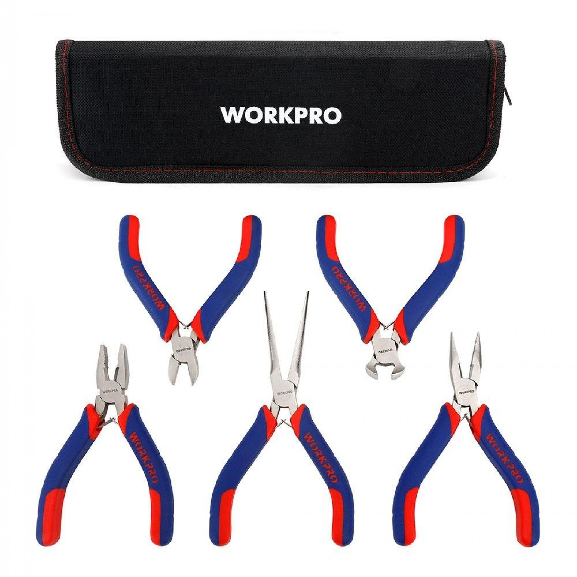 Alicate miniatura, 5 peças. refª 21112 WORKPRO