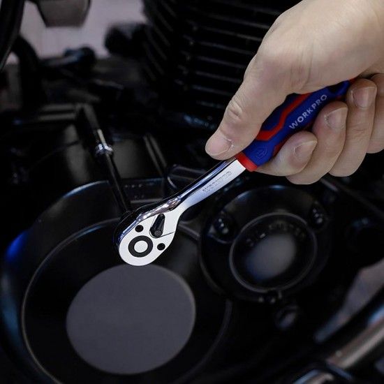 Chaves de soquete, conjunto de 46 peças, 1/4". refª 21111 WORKPRO Chaves de soquete, conjunto de 46 peças, 1/4". refª 21111 WORKPRO