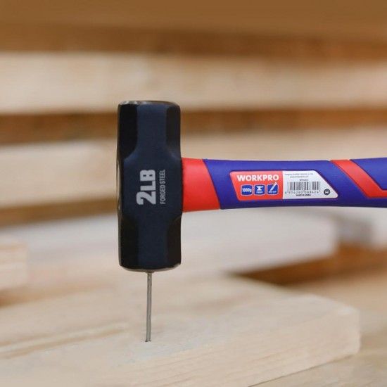 Martelo quarto com cabo de fibra de vidro 1000g refª 21084 WORKPRO Martelo quarto com cabo de fibra de vidro 1000g refª 21084 WORKPRO