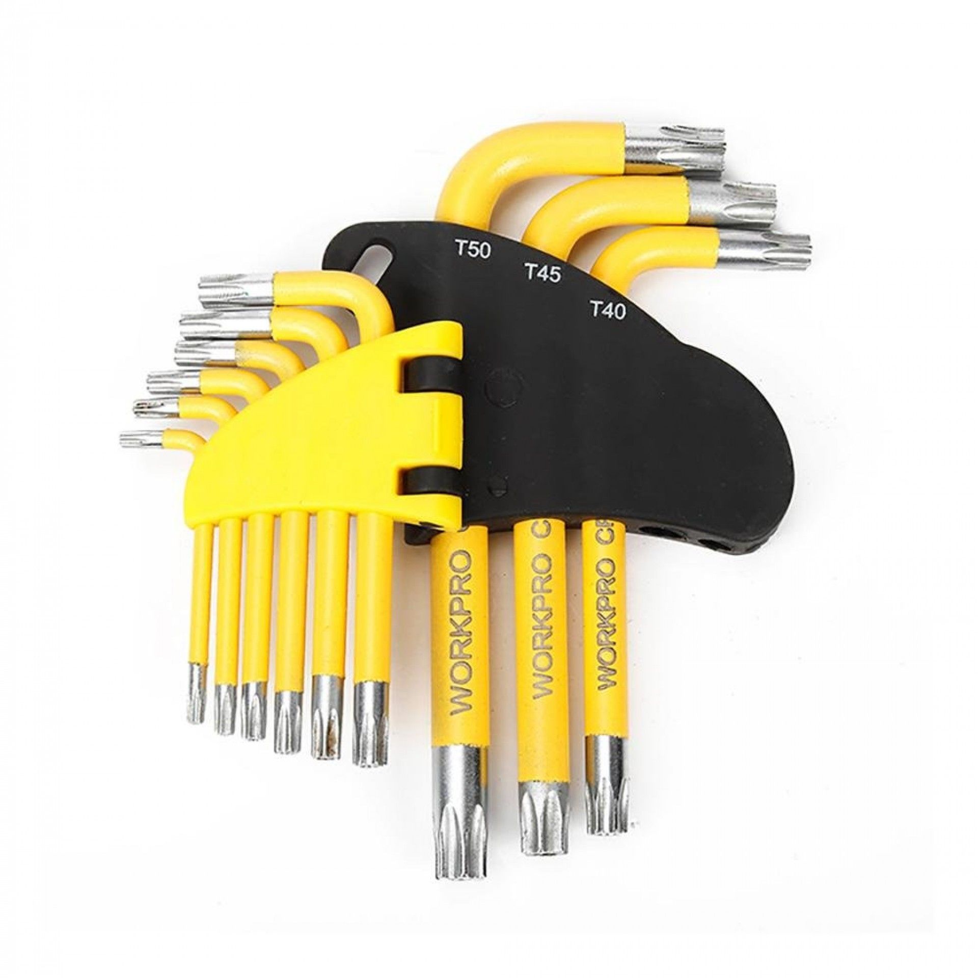 Chaves torx, conjunto de 9 peças, segurança. refª 21078 WORKPRO