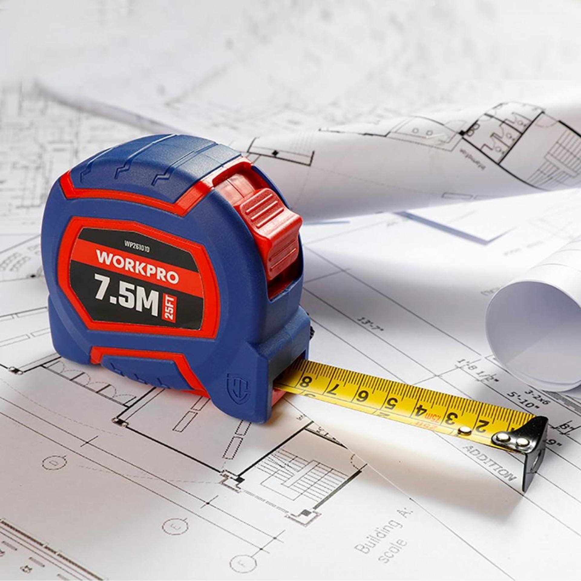 Medidor flexível 7,5m x 25mm. refª 21052 WORKPRO