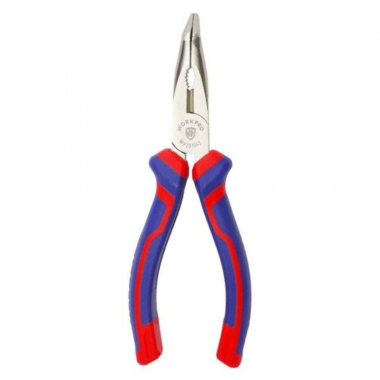 Alicate de pontas curvo 160mm. ref 21016 WORKPRO