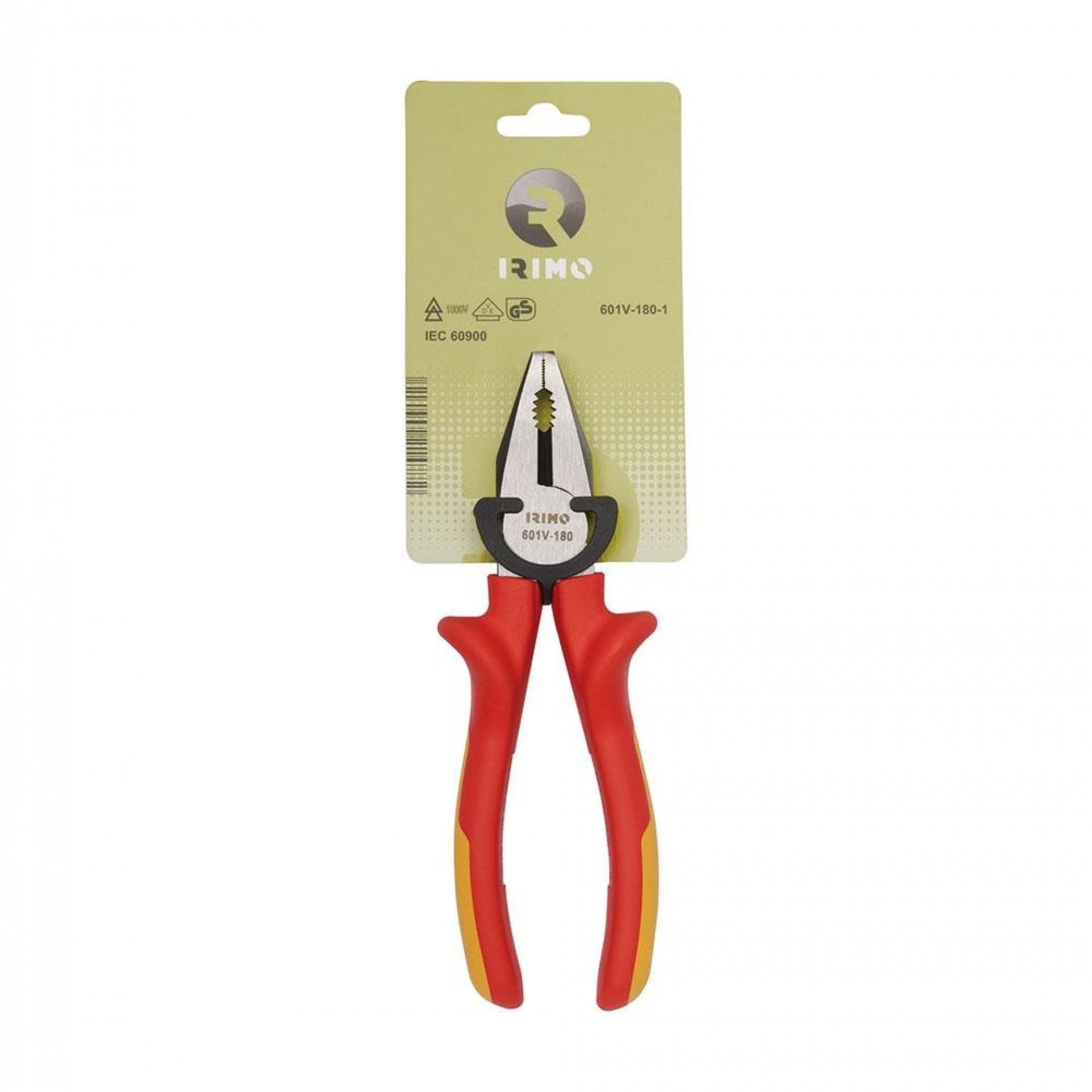 Alicate universal isolado 1000v 180mm 601v-180-1 refª 20392 IRIMO