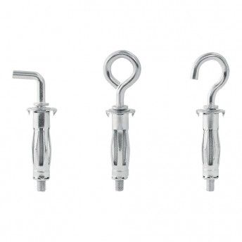 Blster 12 unidades bucha de expanso metlica 11x37 parafuso 5 5001557 ref 19865 RAPID