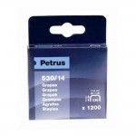 Caixa 1200 agrafos mod. 530/14mm 77517 ref 19847 PETRUS