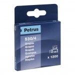 Caixa 1200 agrafos mod. 530/4mm 77512 refª 19842 PETRUS Caixa 1200 agrafos mod. 530/4mm 77512 refª 19842 PETRUS