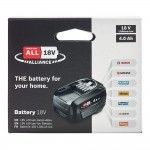 Bateria 4,0ah 18v p4a 5001519 ref 19804 BOSCH