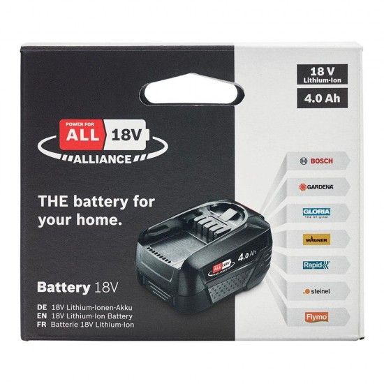 Bateria 4,0ah 18v p4a 5001519 ref 19804 BOSCH