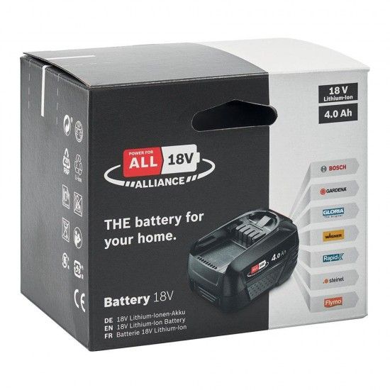 Bateria 4,0ah 18v p4a 5001519 ref 19804 BOSCH