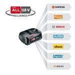 Bateria 4,0ah 18v p4a 5001519 ref 19804 BOSCH