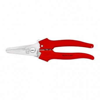 Tesoura universal com revestimento de plstico polido 190mm 9505190 ref 19051 KNIPEX