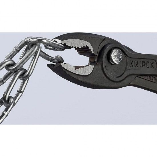 Alicate de agarre twingrip frontal ajustvel 200mm 82 01 200 ref 19048 KNIPEX