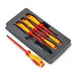 Jogo de chaves de fendas 6 peças 00 20 12v01 refª 19043 KNIPEX Jogo de chaves de fendas 6 peças 00 20 12v01 refª 19043 KNIPEX