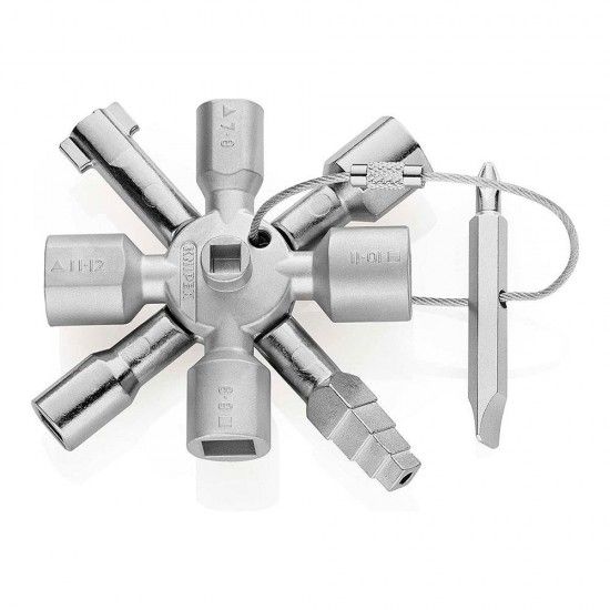 Chaves para armrios de controle "twinkey 92mm 00 11 01 ref 19041 KNIPEX