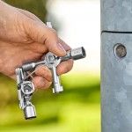 Chaves para armrios de controle "twinkey 92mm 00 11 01 ref 19041 KNIPEX