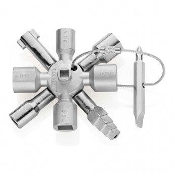 Chaves para armrios de controle "twinkey 92mm 00 11 01 ref 19041 KNIPEX