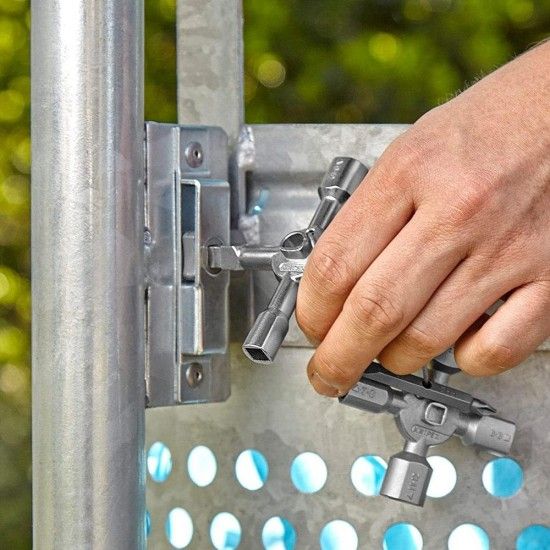 Chaves para armrios de controle "twinkey 92mm 00 11 01 ref 19041 KNIPEX