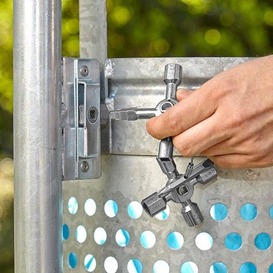 Chaves para armrios de controle "twinkey 92mm 00 11 01 ref 19041 KNIPEX