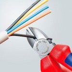 Alicate de corte diagonal 185x54x22mm 7002180 refª 19028 KNIPEX Alicate de corte diagonal 185x54x22mm 7002180 refª 19028 KNIPEX