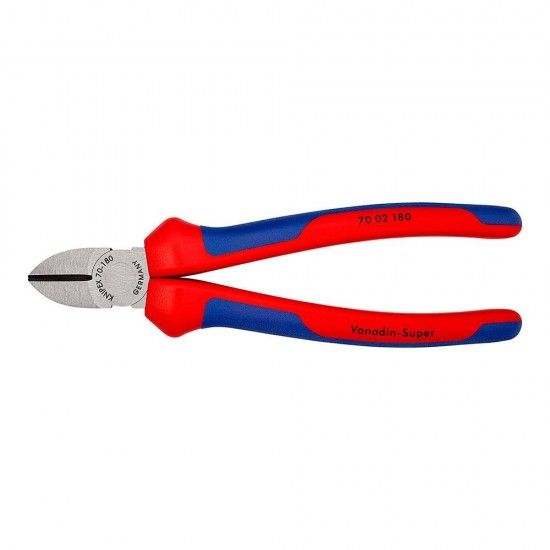 Alicate de corte diagonal 185x54x22mm 7002180 refª 19028 KNIPEX Alicate de corte diagonal 185x54x22mm 7002180 refª 19028 KNIPEX
