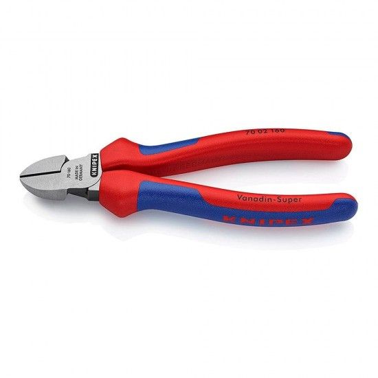 Alicate de corte diagonal 165x53x21mm 7002160 refª 19027 KNIPEX Alicate de corte diagonal 165x53x21mm 7002160 refª 19027 KNIPEX