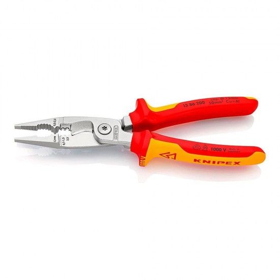 Alicates para instalações elétricas 200x85x20mm 1386200sb refª 19023 KNIPEX Alicates para instalações elétricas 200x85x20mm 1386200sb refª 19023 KNIPEX