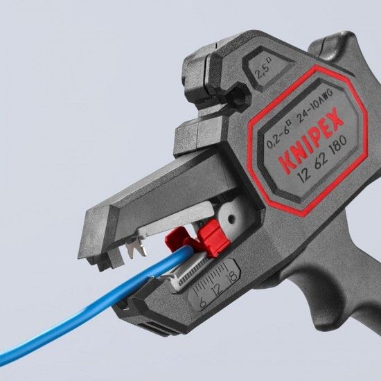 Alicates descarna cabo automáticos 180x75x21mm.1262180sb refª 19022 KNIPEX Alicates descarna cabo automáticos 180x75x21mm.1262180sb refª 19022 KNIPEX