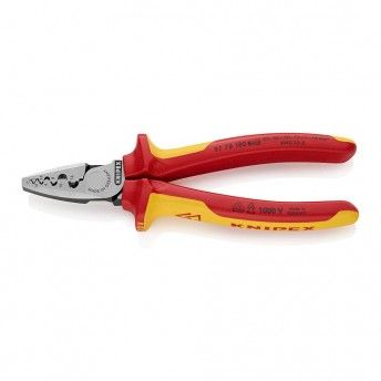 Alicates para carvar ponteiras 180x56x28mm 9778180 ref 19016 KNIPEX