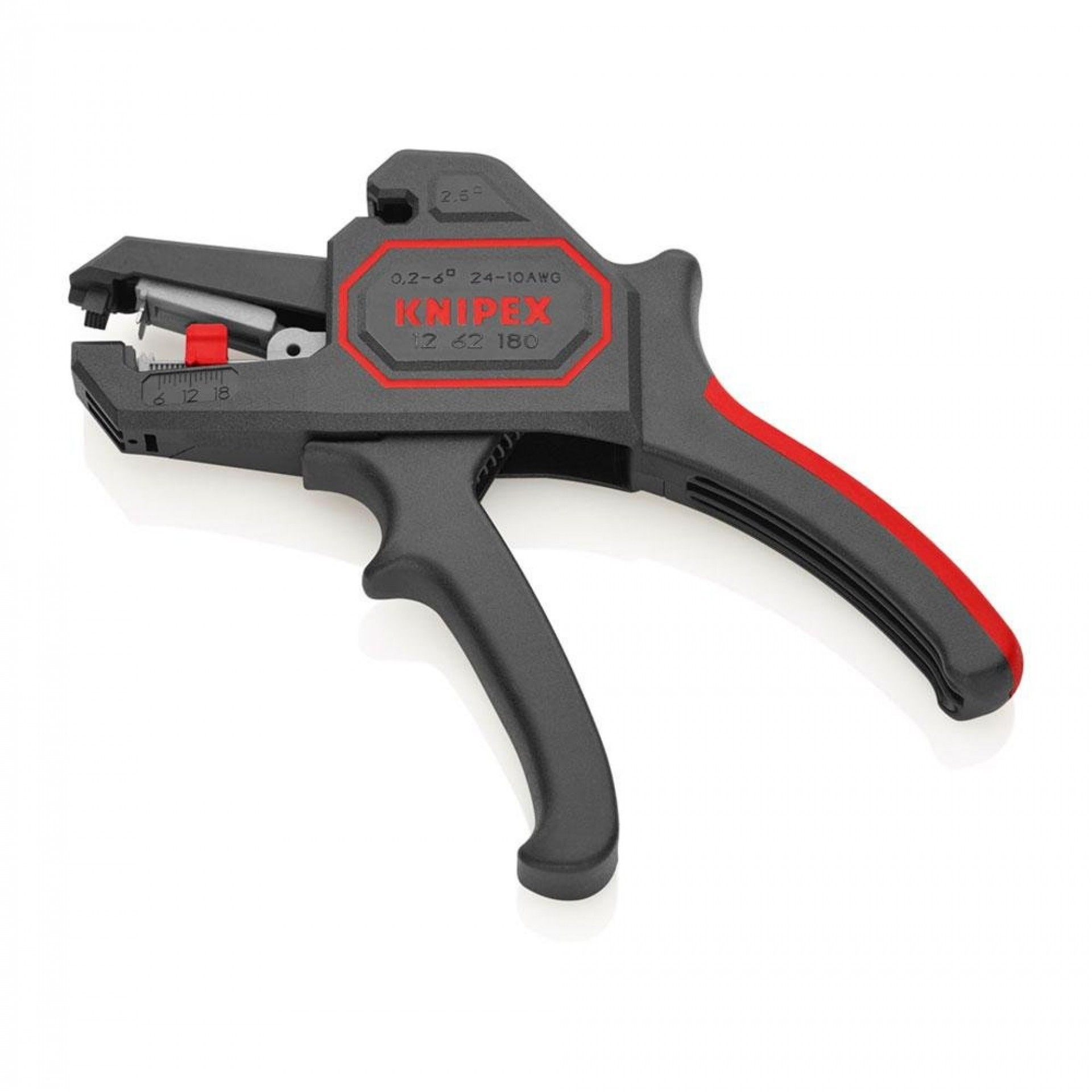 Alicates descarna cabo automáticos 180x75x21mm.1262180sb refª 19022 KNIPEX