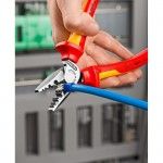 Alicates para carvar ponteiras 180x56x28mm 9778180 ref 19016 KNIPEX