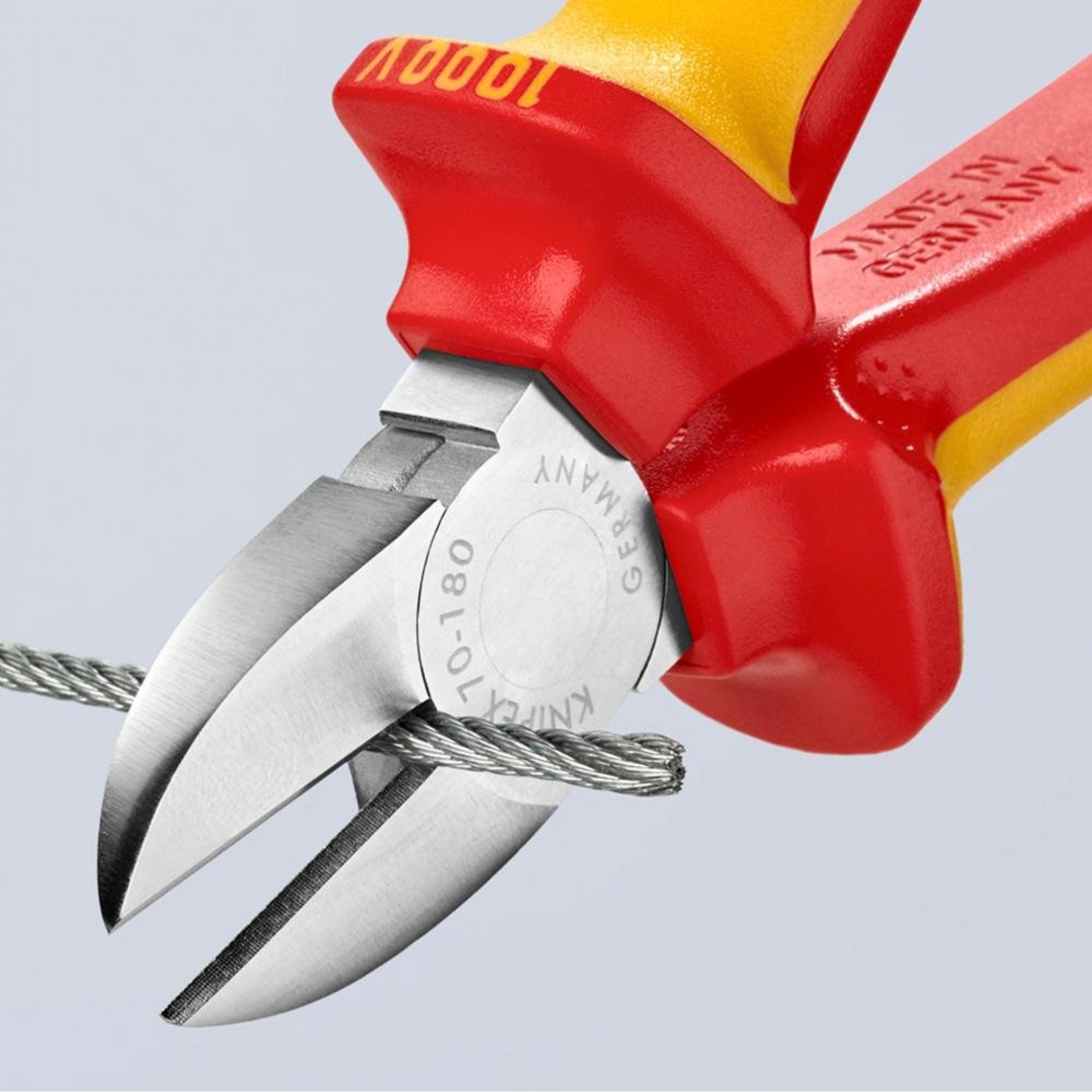 Alicate de corte diagonal 180x56x20mm. 7006180 refª 19011 KNIPEX
