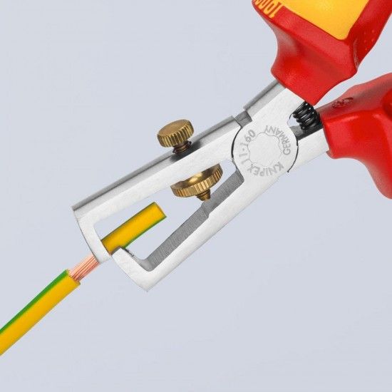 Alicates para descarnar cabos 160x57x19mm 1106160 refª 19004 KNIPEX Alicates para descarnar cabos 160x57x19mm 1106160 refª 19004 KNIPEX