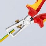 Alicates para descarnar cabos 160x57x19mm 1106160 refª 19004 KNIPEX Alicates para descarnar cabos 160x57x19mm 1106160 refª 19004 KNIPEX