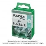 Caixa m 40 unid. anilha larga zinco 6,6x22x2mm ref� 18295 FADIX