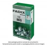 Caixa s 12 unid. porca cega zinco m 5 ref� 18288 FADIX