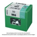 Caixa l 50 unid. porca auto-bloqueio zinco m 8 ref� 18275 FADIX