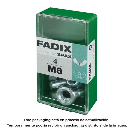 Caixa s 4 unid. porca auto-bloqueio zinco m 8 refª 18283 FADIX Caixa s 4 unid. porca auto-bloqueio zinco m 8 refª 18283 FADIX