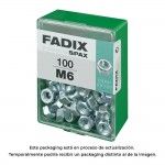 Caixa m 100 unid. porca zinco m 6 ref� 18263 FADIX