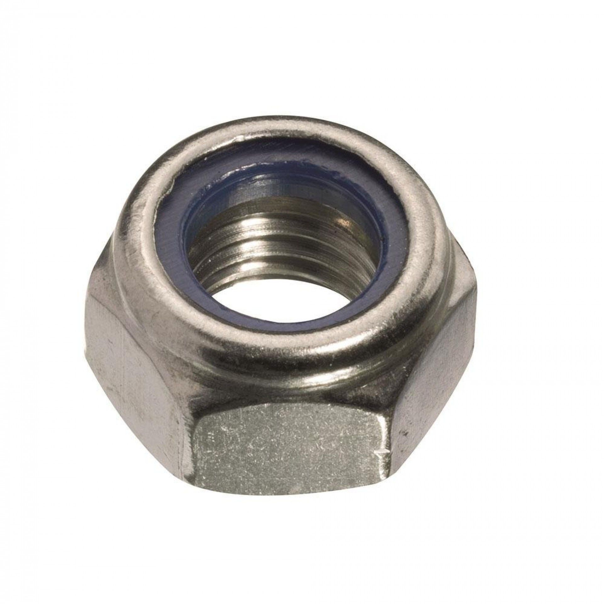 Caixa m 50 unid. porca auto-bloqueio zinco m 4 refª 18269 FADIX