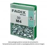 Caixa m 50 unid. porca auto-bloqueio zinco m 4 refª 18269 FADIX Caixa m 50 unid. porca auto-bloqueio zinco m 4 refª 18269 FADIX