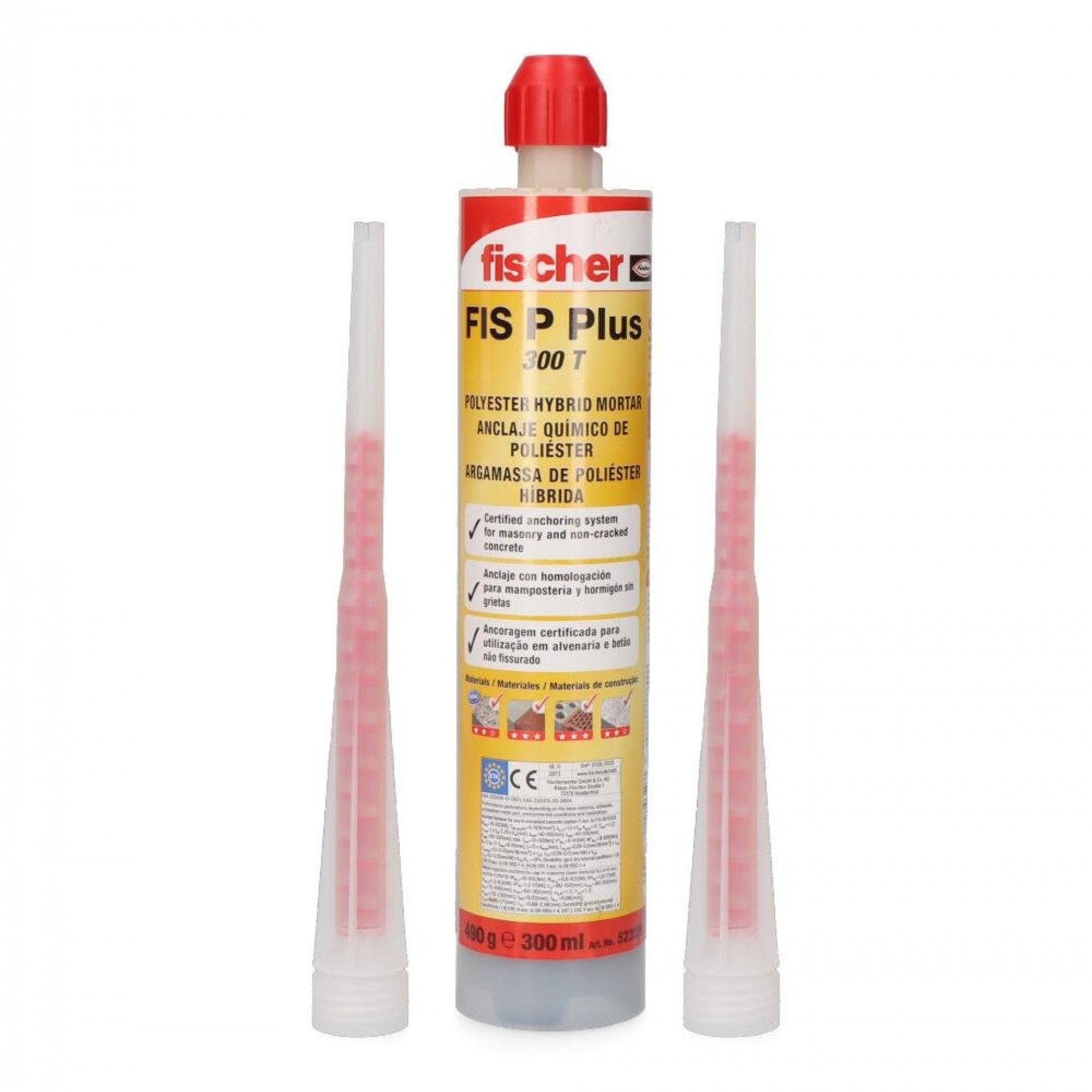 Âncora química com cânula fis p plus 300 t (gb,e,p) 523226 refª 17879 FISCHER