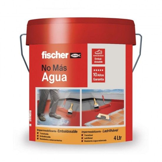 Impermeabilizante azulejos terracota 4l 564133 ref 17882 FISCHER