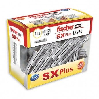 Bucha sx plus 12x60mm diy 15 unid. 568715 ref 17840 FISCHER