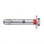 Saco 4 buchas metlicas fsl 8 acabamento hexagonal m6x60mm 98786 ref 17740 FISCHER
